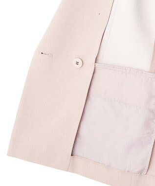 YECCA VECCA ロングテーラードジャケット Pink