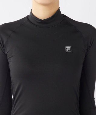 FILA GOLF／marie claire 【FILA GOLF】コンプレッションロングスリーブシャツ ブラック