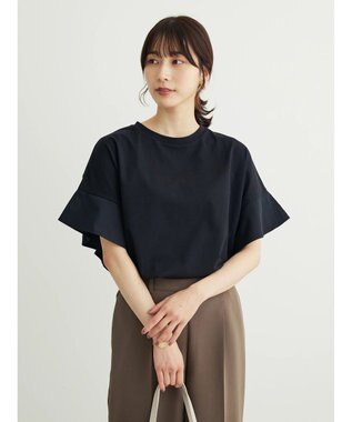 Green Parks フレアスリーブドッキングプルオーバー Black