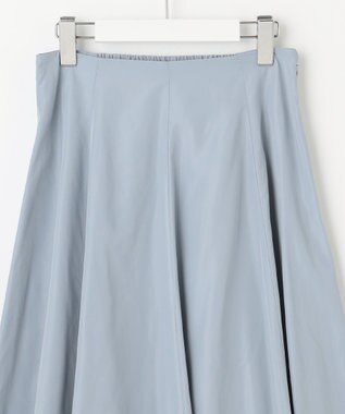Feroux 【セットアップ対応・洗える】タフタフレア スカート ブルー系