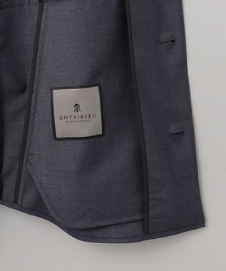 GOTAIRIKU カジュアルセットアップ対応【洗える/ストレッチ】YUNSA シャツアウター グレー系