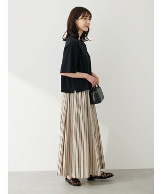 Green Parks 洗えるニットＴシャツ Off White