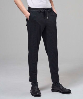 JOSEPH HOMME 【新素材】トリコードレーンストレッチ　ドロスト付テーパードパンツ / PEGG CONVERTIBLE ブラック系