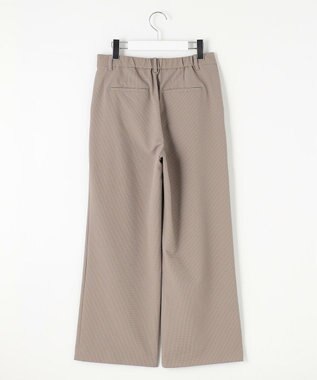 J.PRESS LADIES 【洗える・吸水速乾】DRYライトサッカー ワイド パンツ モカ系