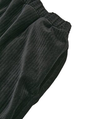 earth music&ecology コーデュロイナロースカート Black