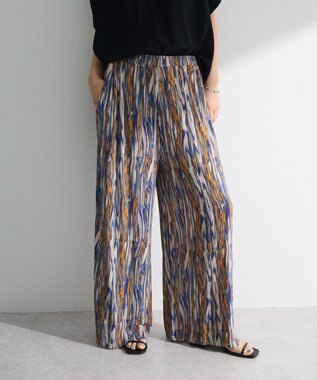 Green Parks シアーワイドパンツ Orange