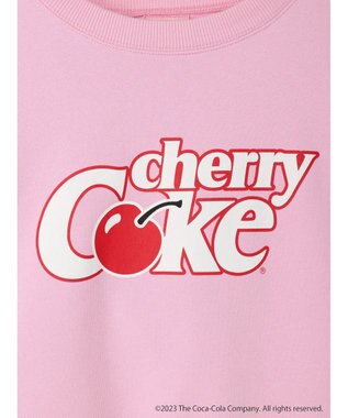 earth music&ecology 別注Ｃｈｅｒｒｙ　Ｃｏｋｅ「R」スウェット Light Pink