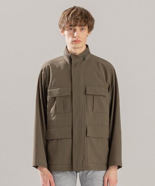 JOSEPH HOMME ライトストレッチアムンゼン ミリタリージャケット カーキ系