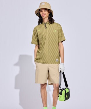 PW CIRCULUS 【MEN】エレファント ドットモックネック ゴルフ カーキ系5