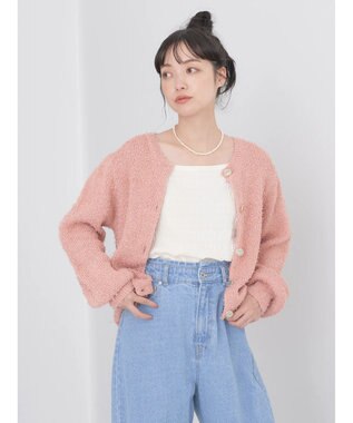 earth music&ecology カールヤーンカーディガン