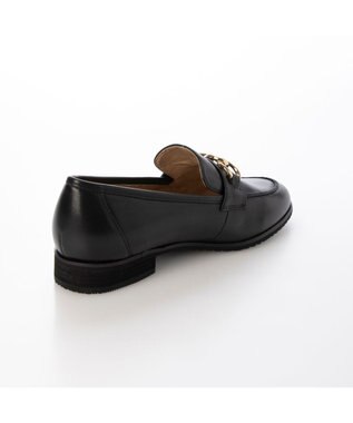 ing <ing>チェーンモチーフローファー ブラック