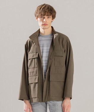 JOSEPH HOMME ライトストレッチアムンゼン ミリタリージャケット カーキ系