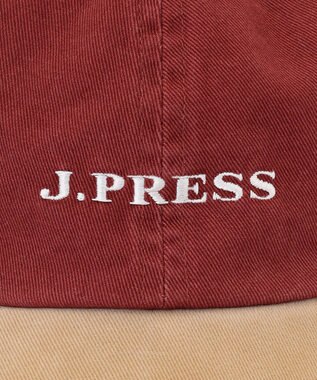 J.PRESS MEN 【WEB・一部店舗限定】ピグメント ロゴキャップ ワイン系9