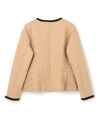 TOCCA 【消臭・洗える】CLOVER CARPET キルト中綿ショートコート ベージュ系