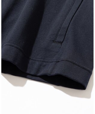 JOSEPH ABBOUD MOUNTAIN 【接触冷感性/速乾性/放湿性】 ICE PACKリバー天竺 ZIP アウター ネイビー系