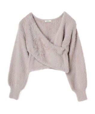 earth music&ecology ファークロスニットプルオーバー Lavender