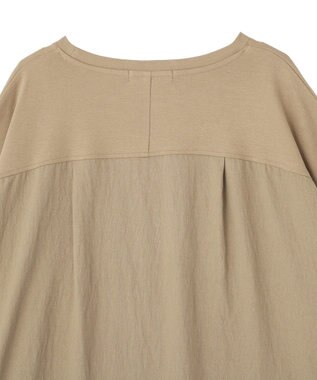 AMERICAN HOLIC 異素材コクーンプルオーバー Mocha