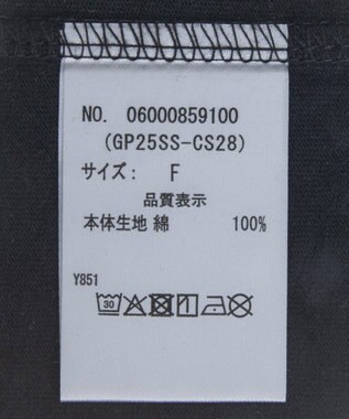 Green Parks ・ＤＯＵＢＬＥ　ＦＬＡＧＳ　レオパードプリントＴＥＥ Black