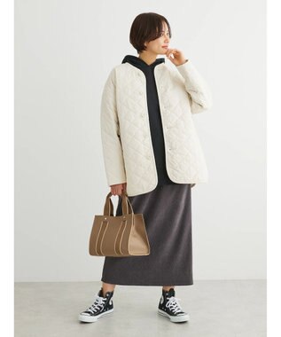 Green Parks カットコールタイトスカート Charcoal Gray