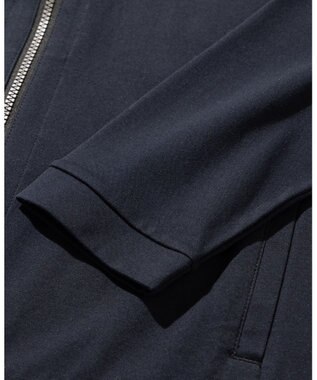 JOSEPH ABBOUD MOUNTAIN 【接触冷感性/速乾性/放湿性】 ICE PACKリバー天竺 ZIP アウター ネイビー系