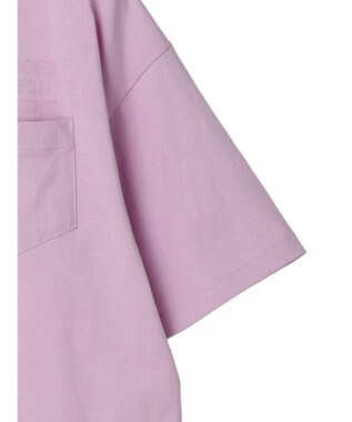 AMERICAN HOLIC ポケット付きロゴカットチュニック Pink