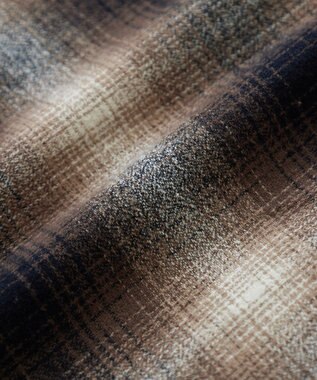 AMERICAN HOLIC バンドカラーチェックシャツワンピース Check Black