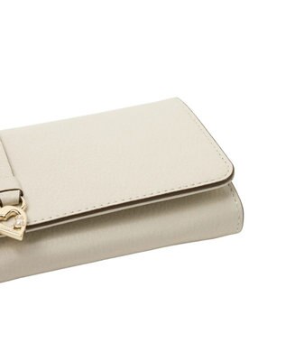 LANVIN en Bleu カルノ かぶせ長財布 オフホワイト