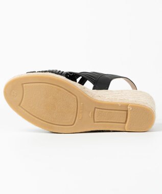 gaimo 【GAIMO/ガイモ】ダブルクロスウェッジサンダル/DUBOIS-US ブラック