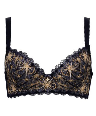 BRADELIS New York 【BRADELIS New York / 育乳補整ブラ・STEP1 集める】ウェンディステップ1ブラ24A2 ブラデリス ブラジャー 補正 ネイビー