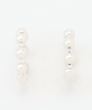 J.PRESS LADIES 【WEB限定・2way・2set】パール イヤカフ リング 【WEB限定】シルバー系