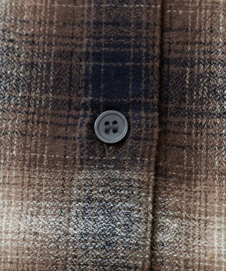 AMERICAN HOLIC バンドカラーチェックシャツワンピース Check Black