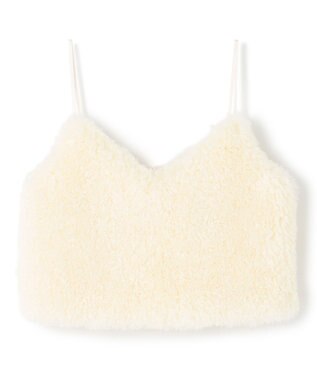 uncrave 【手洗い可】シープライク ファー ビスチェ（uncrave STANDARD） オフ