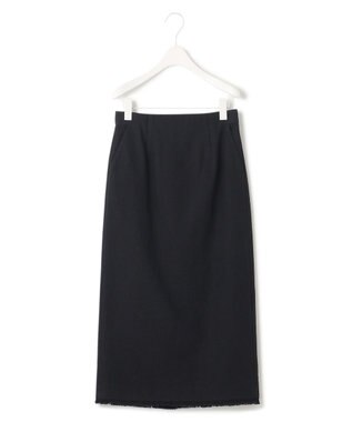 ICB コットンリネンキャンバス スカート ブラック系