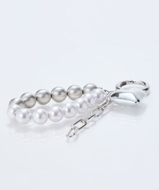 Phoebe ハートメタルボールバッグチャーム　シルバー シルバー