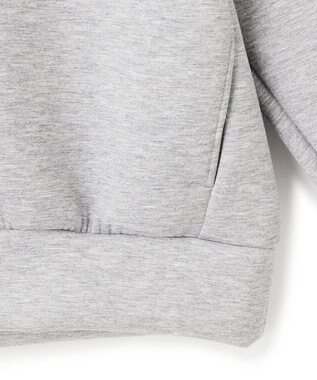 ICB L 【WEB限定・洗える】ソフトダンボール フーディ プルオーバー グレー系