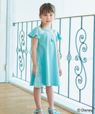 ANY KIDS 【ディズニープリンセス/フローズン】カットソーワンピース エメラルドグリーン（エルサ）