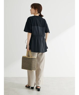 Green Parks 脇ドロストドッキングプルオーバー Black