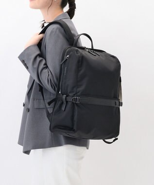 ACE BAGS & LUGGAGE W&.Day/Night リッカ2 スクエアリュック B4サイズ 15.6インチPC収納 19153 ダブルアンドデイナイト ブラック