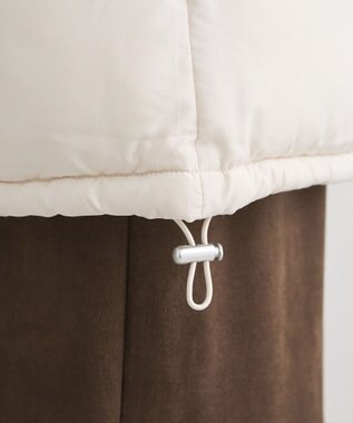 Green Parks ・ｓｗｉｎｇ　ｂｙ　ファイバーダウンベルト付コート Ivory