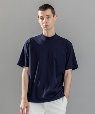 JOSEPH HOMME 【新素材】ハイゲージベアスムース　モックネックカットソー ネイビー系