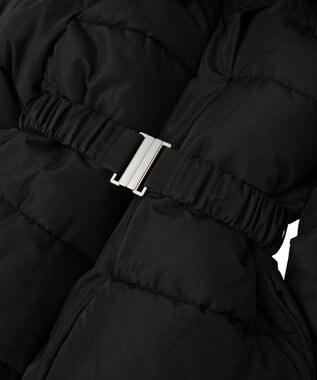 Green Parks ・ｓｗｉｎｇ　ｂｙ　ファイバーダウンベルト付コート Black