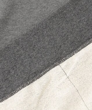 JOSEPH ABBOUD MOUNTAIN 【SPACE／UNISEX】OGパイルエンブロイダリー パーカー グレー系