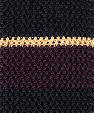 J.PRESS MEN レジメンタルニットタイ パープル系2