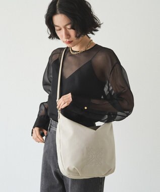 russet コーデュラナイロン2WAYショルダーバッグ(CE-1681) L.Greige