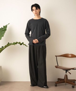 WEGO フレアスリーブT（LS） ブラック中濃色