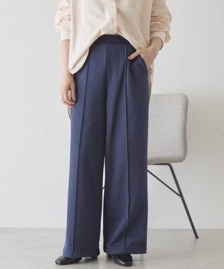 AMERICAN HOLIC センタータックワイドスウェットパンツ Dark Navy