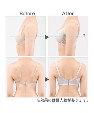 BRADELIS New York 【BRADELIS New York / コンパクト補整ブラ】クイックサポートブラ23S1 着痩せが叶うグラマーさん向け補整ブラ エクリュ