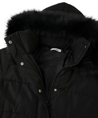 Green Parks ・ｓｗｉｎｇ　ｂｙ　ファイバーダウンベルト付コート Black