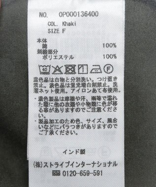 CRAFT STANDARD BOUTIQUE 刺繍入ツイルワンピース Black