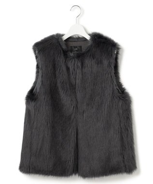 23区 L ECOPEL エコファー ジレ グレー系